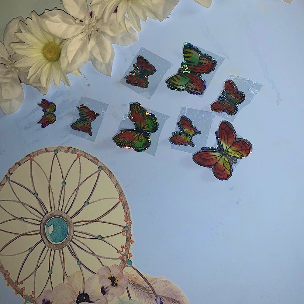 Butterfly 3D stickers